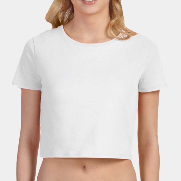 Bella + Canvas Ladies' Poly-Cotton Crop T-Shirt 6681 Ladies' Poly-Cotton Crop T-Shirt Thumbnail