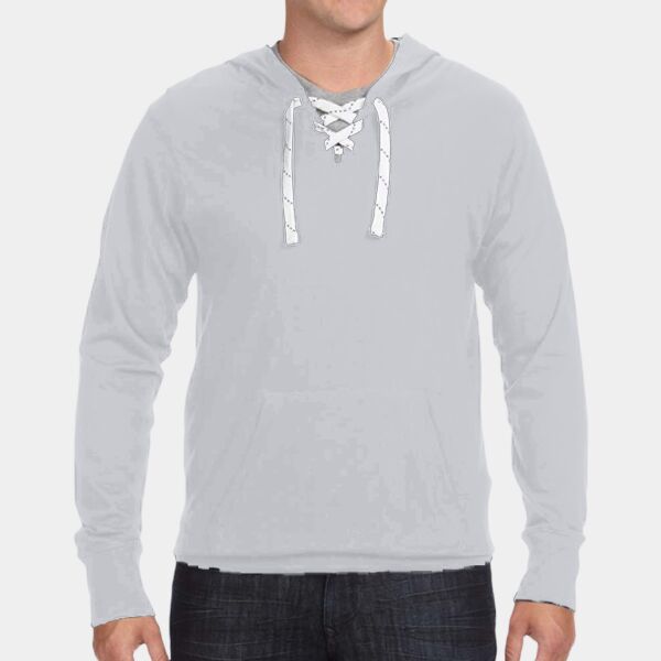 J. America Adult Sport Lace Jersey Hood JA8231 Adult Sport Lace Jersey Hood Thumbnail