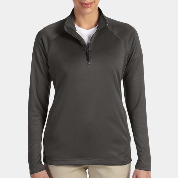 Devon & Jones Ladies' Stretch Tech-Shell® Compass Quarter-Zip DG440W Ladies' Stretch Tech-Shell® Compass Quarter-Zip Thumbnail