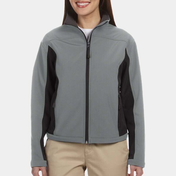 Devon & Jones Ladies' Soft Shell Colorblock Jacket D997W Ladies' Soft Shell Colorblock Jacket Thumbnail