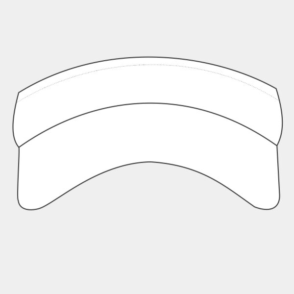 Big Accessories Sport Visor with Mesh BX022 Sport Visor with Mesh Thumbnail