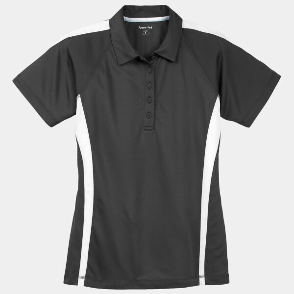 Sport Tek Women's PosiCharge ® Micro Mesh Colorblock Polo LST685 Women's PosiCharge ® Micro Mesh Colorblock Polo Thumbnail