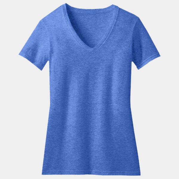 District Women's Perfect Blend ® CVC V Neck Tee DM1190L Women's Perfect Blend ® CVC V Neck Tee Thumbnail
