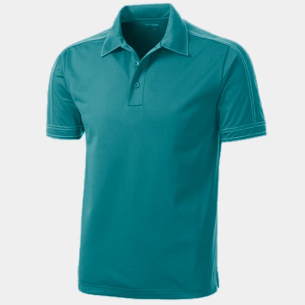Contrast Stitch Micropique Sport Wick ® Polo Thumbnail