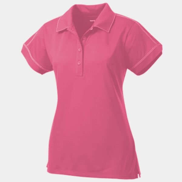 Women's Contrast Stitch Micropique Sport Wick® Polo Thumbnail