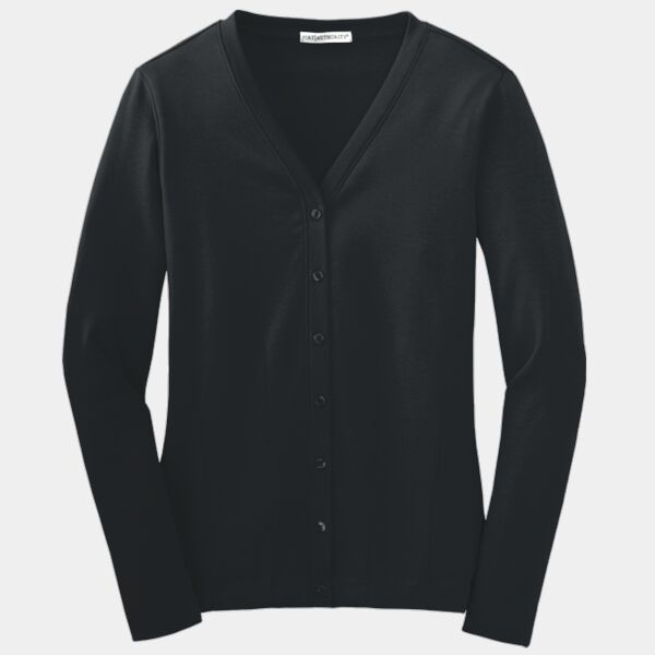 Women's Modern Stretch Cotton Cardigan Thumbnail