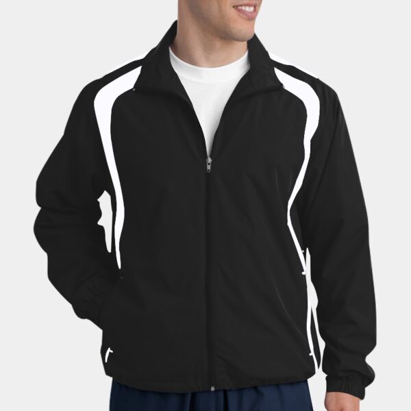 Sport Tek Colorblock Raglan Jacket JST60 Colorblock Raglan Jacket Thumbnail