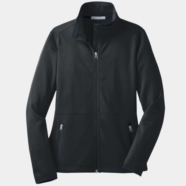 Port Authority Women's Pique Fleece Jacket L222 Women's Pique Fleece Jacket Thumbnail