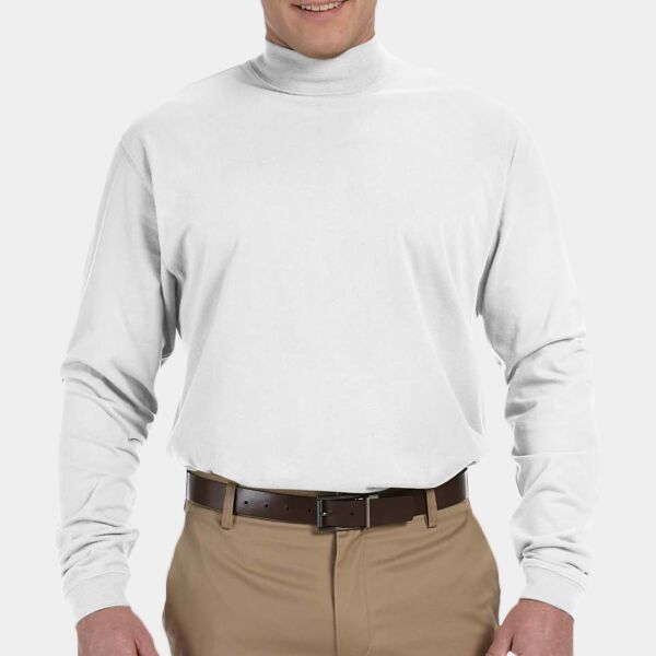 Devon & Jones Adult Sueded Cotton Jersey Mock Turtleneck D420 Adult Sueded Cotton Jersey Mock Turtleneck Thumbnail