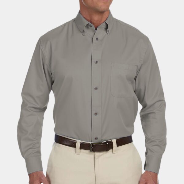 Men's Easy Blend™ Long-Sleeve Twill Shirt with Stain-Release Thumbnail