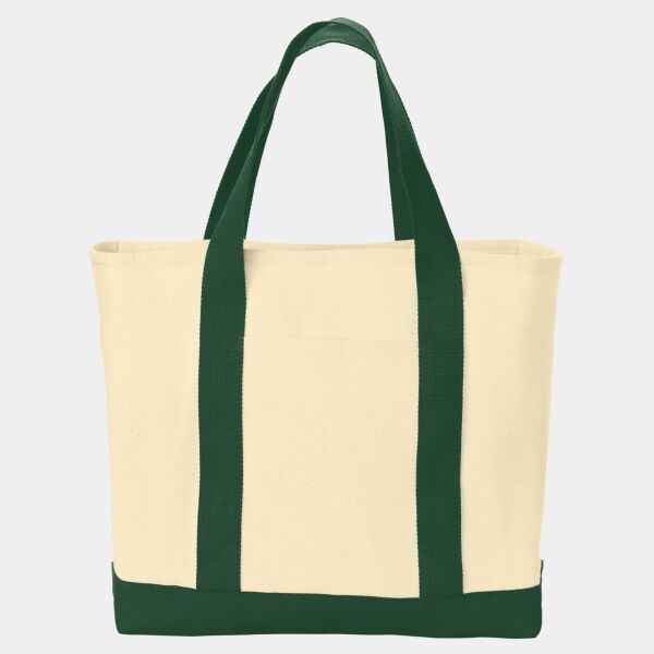 Port Authority Ideal Twill Two Tone Shopping Tote B400 Ideal Twill Two Tone Shopping Tote Thumbnail