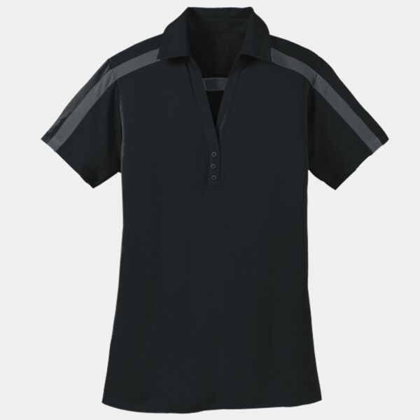 Port Authority Women's Silk Touch Performance Colorblock Stripe Polo L547 Women's Silk Touch Performance Colorblock Stripe Polo Thumbnail