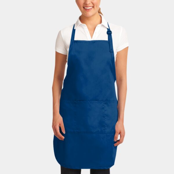 Port Authority Easy Care Full Length Apron with Stain Release A703 Easy Care Full Length Apron with Stain Release Thumbnail