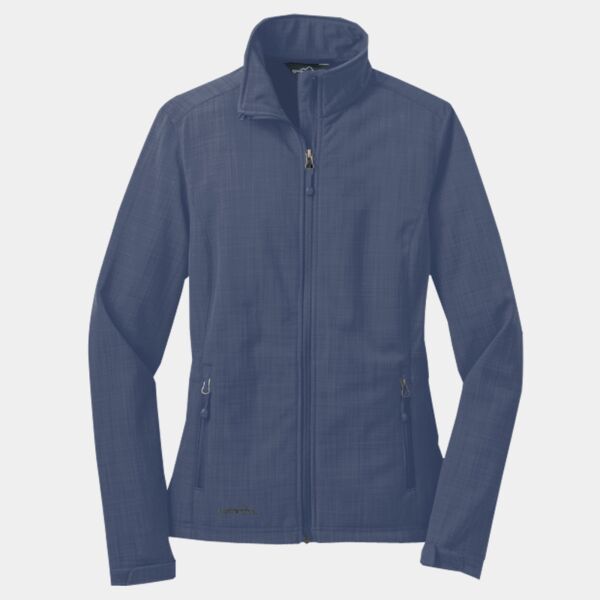 Eddie Bauer Women's Shaded Crosshatch Soft Shell Jacket EB533 Women's Shaded Crosshatch Soft Shell Jacket Thumbnail