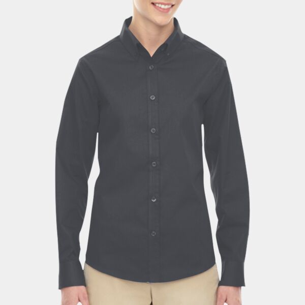 Core 365 Ladies' Operate Long-Sleeve Twill Shirt 78193 Ladies' Operate Long-Sleeve Twill Shirt Thumbnail