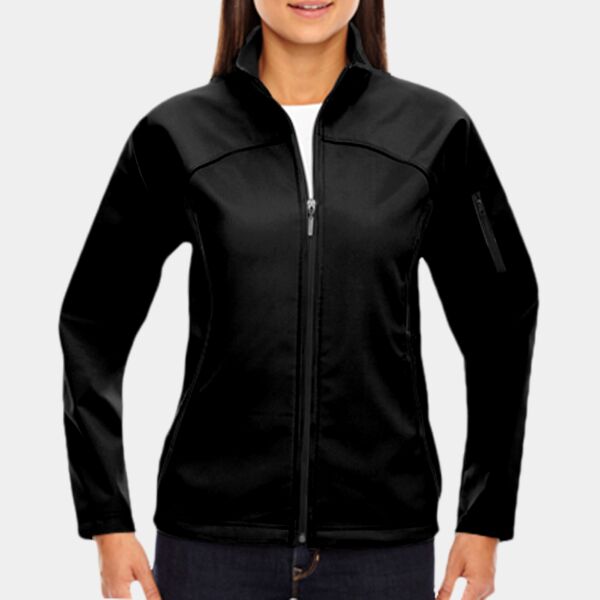 Ladies' Three-Layer Fleece Bonded Performance Soft Shell Jacket Thumbnail