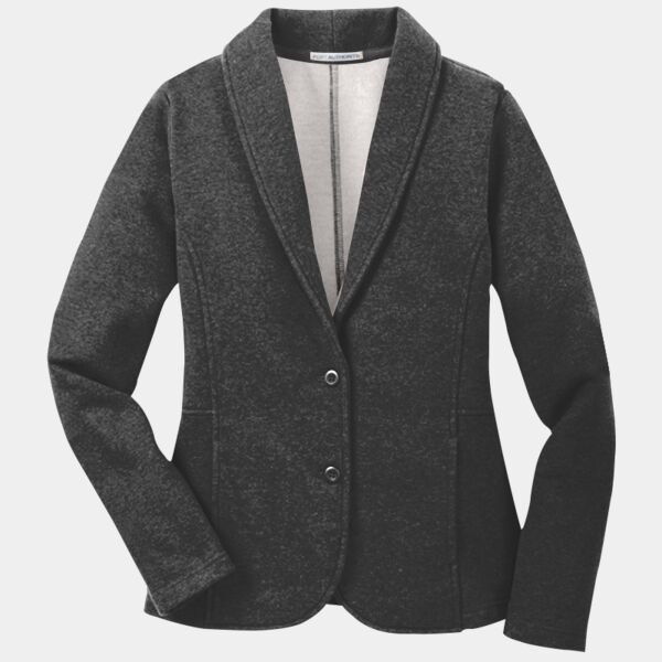 Women's Fleece Blazer Thumbnail