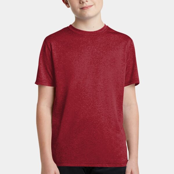 Sport Tek Youth Heather Contender Tee YST360 Youth Heather Contender Tee Thumbnail