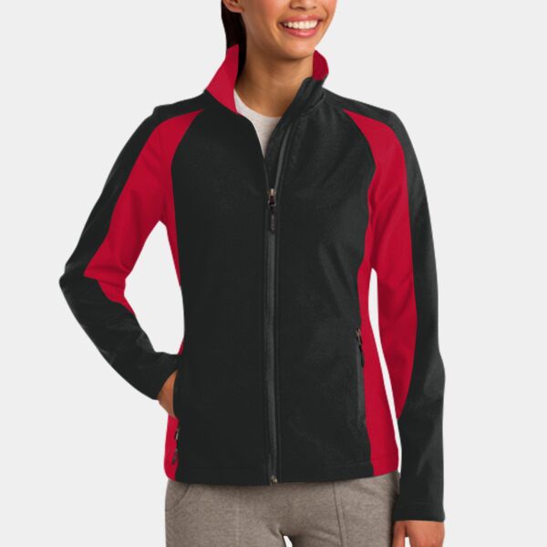 Women's Colorblock Soft Shell Jacket Thumbnail