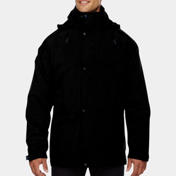 North End Adult 3-in-1 Parka with Dobby Trim 88007 Adult 3-in-1 Parka with Dobby Trim Thumbnail