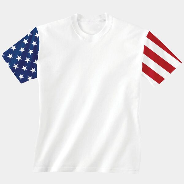 Code Five Men's Stars & Stripes Patriotic T-Shirt 3976 Men's Stars & Stripes Patriotic T-Shirt Thumbnail