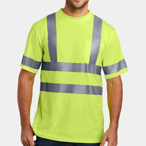 CornerStone Ansi 107 Class 3 Short Sleeve Snag Resistant Reflective T Shirt CS408 Ansi 107 Class 3 Short Sleeve Snag Resistant Reflective T Shirt Thumbnail