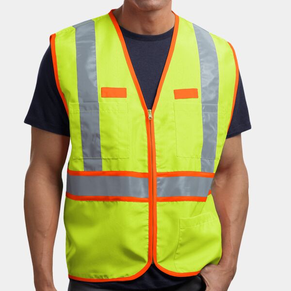 CornerStone Ansi 107 Class 2 Dual Color Safety Vest CSV407 Ansi 107 Class 2 Dual Color Safety Vest Thumbnail