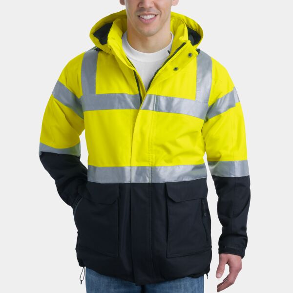 Port Authority Ansi 107 Class 3 Safety Heavyweight Parka J799S Ansi 107 Class 3 Safety Heavyweight Parka Thumbnail