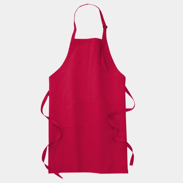 Port Authority Full Length Apron with Pockets A500 Full Length Apron with Pockets Thumbnail