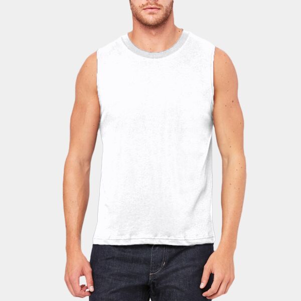 Bella + Canvas Unisex Jersey Muscle Tank 3483 Unisex Jersey Muscle Tank Thumbnail