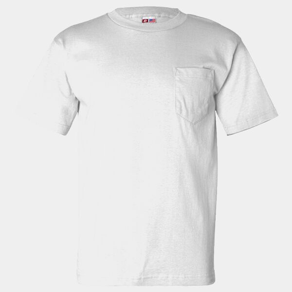 Bayside Unisex USA Made Heavyweight Pocket T-Shirt BA7100 Unisex USA Made Heavyweight Pocket T-Shirt Thumbnail