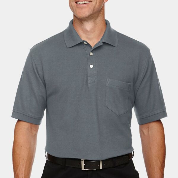 Devon & Jones Men's DRYTEC20™ Performance Pocket Polo DG150P Men's DRYTEC20™ Performance Pocket Polo Thumbnail