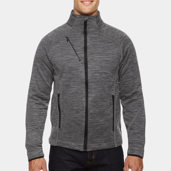 North End Men's Flux Mélange Bonded Fleece Jacket 88697 Men's Flux Mélange Bonded Fleece Jacket Thumbnail