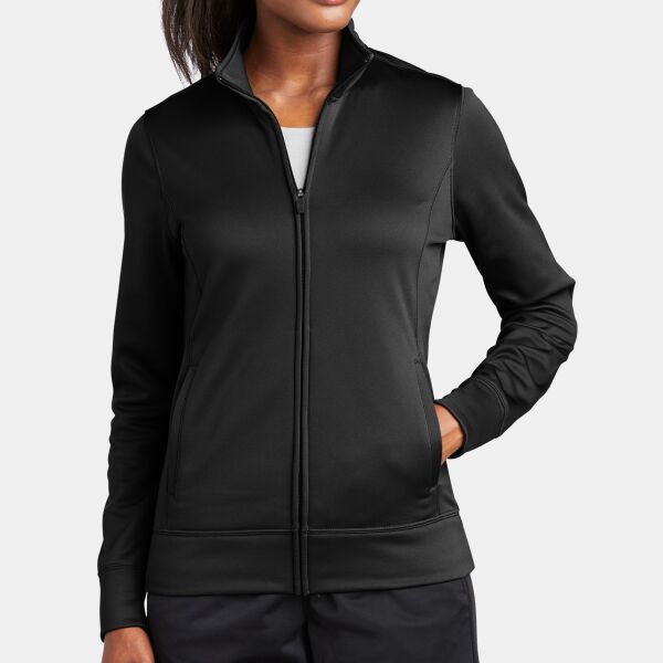 Sport Tek Women's Sport Wick ® Fleece Full Zip Jacket LST241 Women's Sport Wick ® Fleece Full Zip Jacket Thumbnail