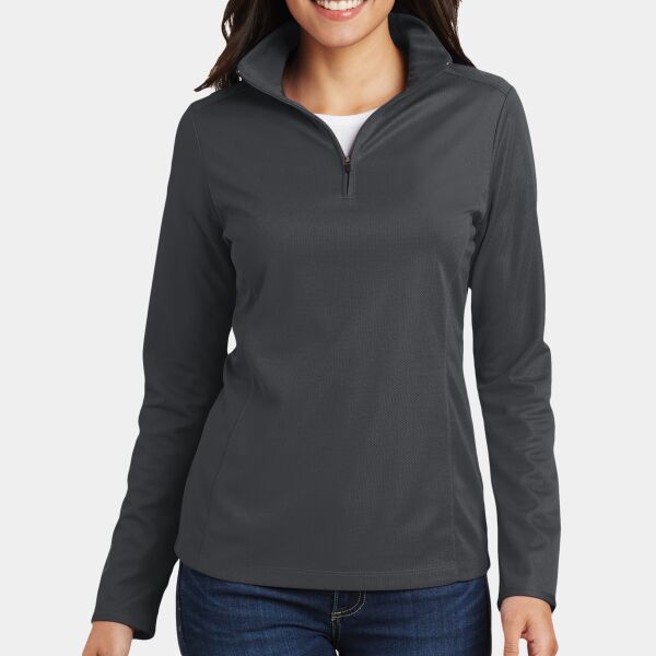 Port Authority Women's Pinpoint Mesh 1/2 Zip L806 Women's Pinpoint Mesh 1/2 Zip Thumbnail