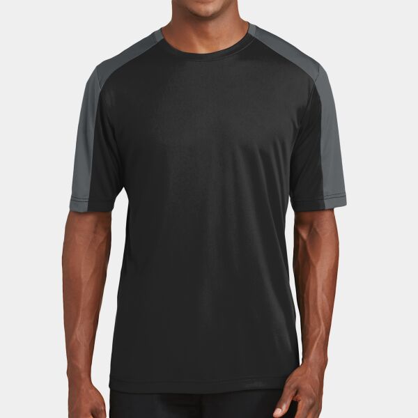 Sport Tek PosiCharge ® Competitor Sleeve Blocked Tee ST354 PosiCharge ® Competitor Sleeve Blocked Tee Thumbnail