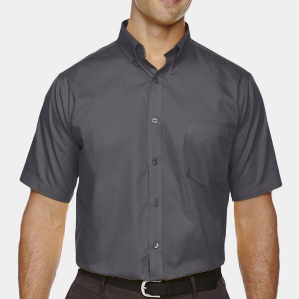 Core 365 Men's Tall Optimum Short-Sleeve Twill Shirt 88194T Men's Tall Optimum Short-Sleeve Twill Shirt Thumbnail