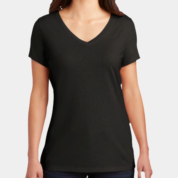 District Women's Perfect Tri ® V Neck Tee DM1350L Women's Perfect Tri ® V Neck Tee Thumbnail