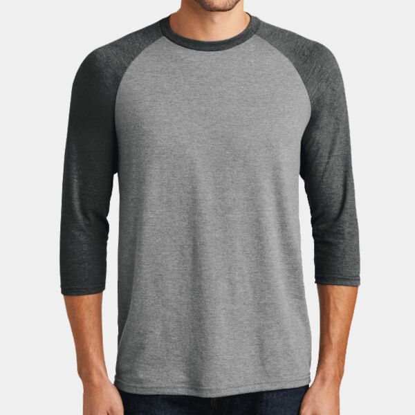 District Perfect Tri ® 3/4 Sleeve Raglan DM136 Perfect Tri ® 3/4 Sleeve Raglan Thumbnail