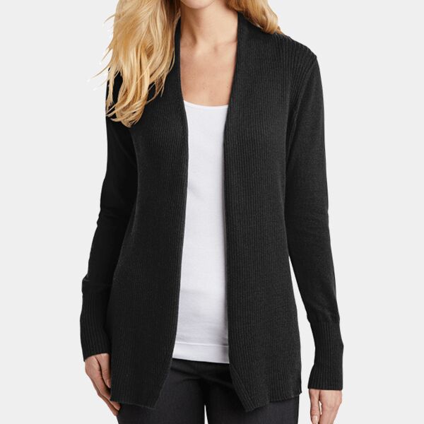 Women's Open Front Cardigan Sweater Thumbnail