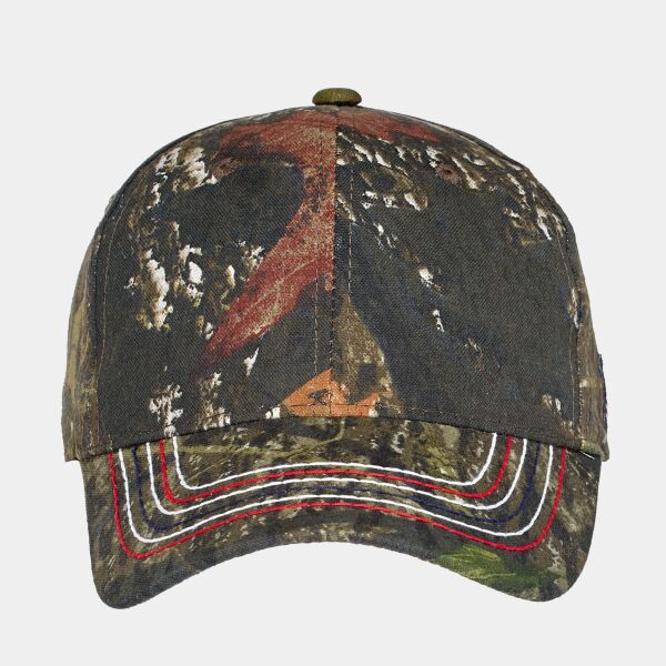Port & Company Americana Contrast Stitch Camouflage Cap C909 Americana Contrast Stitch Camouflage Cap Thumbnail