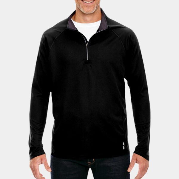 North End Men's Radar Quarter-Zip Performance Long-Sleeve Top 88187 Men's Radar Quarter-Zip Performance Long-Sleeve Top Thumbnail