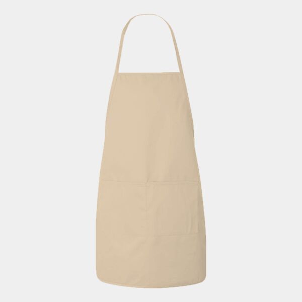 Heather NL2R Long Round Bottom Cotton Twill Apron Thumbnail