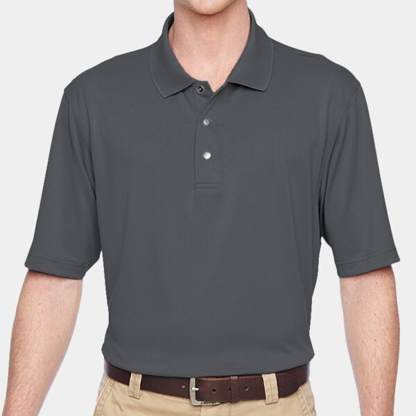 Harriton Men's Advantage Snag Protection Plus IL Snap Placket Polo M345 Men's Advantage Snag Protection Plus IL Snap Placket Polo Thumbnail