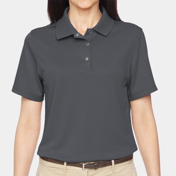 Harriton Ladies' Advantage Snag Protection Plus IL Snap Placket Polo M345W Ladies' Advantage Snag Protection Plus IL Snap Placket Polo Thumbnail