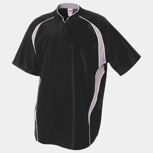 A4 Men's Quarter-Zip Batting Jacket N4241 Men's Quarter-Zip Batting Jacket Thumbnail