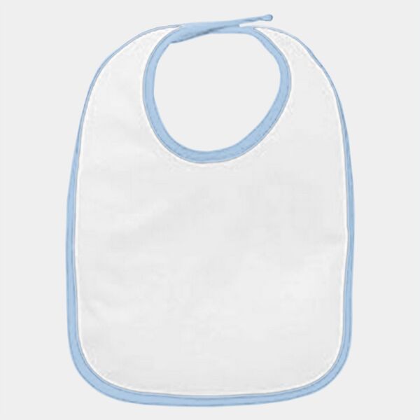 Infant Contrast Trim Bib Thumbnail