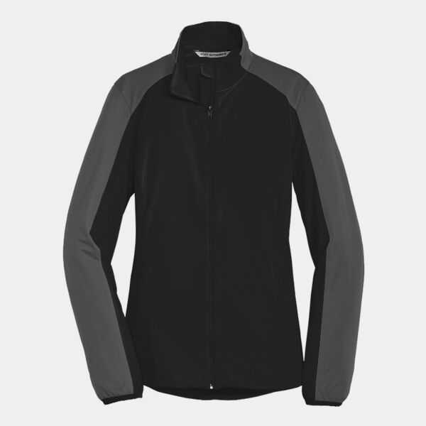Port Authority Women's Active Colorblock Soft Shell Jacket L718 Women's Active Colorblock Soft Shell Jacket Thumbnail