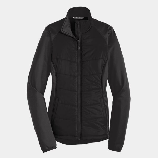 Port Authority Women's Hybrid Soft Shell Jacket L787 Women's Hybrid Soft Shell Jacket Thumbnail