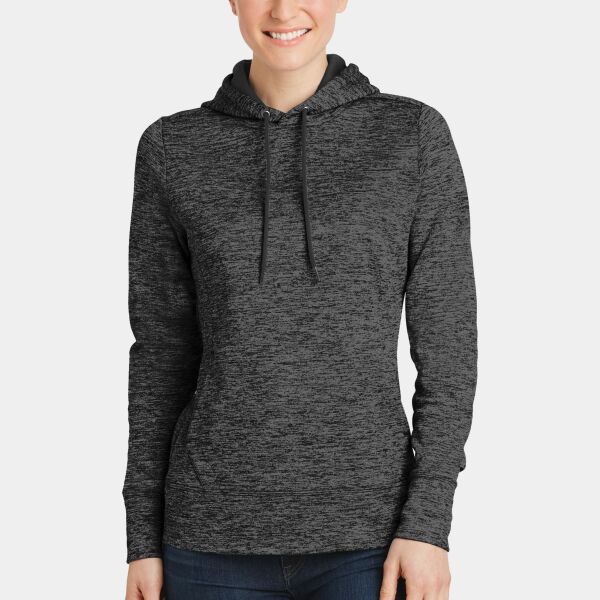 Women's PosiCharge ® Electric Heather Fleece Hooded Pullover Thumbnail